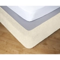 Apartmento Stretch Single Bed Size Valance Bedding Base Skirt Cover Wrap Ivory