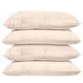 Plain Dyed Standard Pillowcase 4 Pack Sand