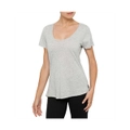 Bonds Womens Scoop Neck Tee T-Shirt Top Cotton Grey