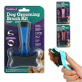 Fur Brush Easy Clean Comb Hair Rake Tool Professional Pet Dog Cat Shedding Grooming Trimmer
