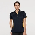 TALENT - Plain Ladies Contrast Sports Polo Shirt