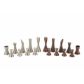 Dal Rossi 85mm Contemporary Metal Chess Pieces - L2224DR-P