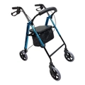 Practical Durable 4 Wheel Rollator Frame with Backrest Support Adjustable Height