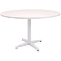 RAPIDLINE FOUR STAR ROUND TABLE W900 x D900 x H730mm Natural White/ Black