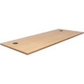 RAPIDLINE DESK TOP ONLY With 2 Cable Ports W1500 x D700mm Beech