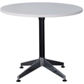 RAPIDLINE TYPHOON ROUND MEETING TABLE W900 x D900 x H730mm Natural White