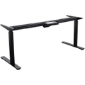 SUMMIT 2 SIT TO STAND Straight Desk Frame Only Black