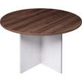 OM PREMIERE ROUND MEETING TABLE D900 x H720mm Casnan/ White