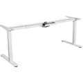 SUMMIT 2 SIT TO STAND Straight Desk Frame Only.White