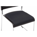 Rapidline Wimbledon Chair Seat Cushion ONLY W400 X D430Mm Black Fabric