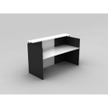 OM RECEPTION COUNTER W1800 x D750 x H1100mm White/ Charcoal