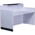 RAPIDLINE STRAIGHT RECEPTION COUNTER W1800mm x D800mm White