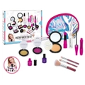 Pretend Makeup Kit for Girls, Kids Pretend Play Makeup Set with Cosmetic Bag Gift Toy Makeup Set for Toddler - Version 4 ( Laser Bag)