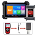 Autel MK908P OBD2 Scanner Car Diagnostic Scan Tool with J2534 for ECU Programming, Coding + MaxiScope MP408 + TPMS Reset Tool TS401 + MaxiVideo MV105
