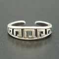 Ancient Silver vintage classy antique style ring suit size 5 6 7 8 9