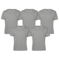 Bonds 5 Pack Crew Neck Raglan Blank Plain Basic Mens Grey T-shirt Tee Top