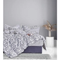 Ardor Mia Queen Bed Cotton Quilt Cover Home Bedding w/2x Pillowcases Set Mauve