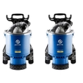 2 X Pacvac Superpro Commercial Backpack vacuum cleaners