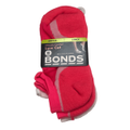 2 X Bonds Womens Ultimate Comfort Low Cut Sport Socks Pink & White