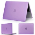 Catzon Matte Case Laptop Case For Apple MacBook Air Pro Retina 11 12 13 15 MacBook 15.4 13.3 12 11.6 inches - Purple