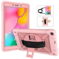 Catzon C-Robot Tablet Case Rugged Heavy Duty Shockproof Stand Cover For Samsung Galaxy Tab A 10.1 T515/T510(2019)-RoseGold