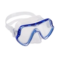 Catzon Diving Mask Anti-Fog Tempered Glass Waterproof Lens Adjustable Strap Adult Swimming Goggles For Snorkeling Swimming Scuba Diving-Blue