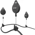VR Cable Management, 6 Packs Retractable Ceiling Pulley System for Valve Index/HTC Vive/HTC Vive Pro/Oculus Rift S/PS VR/Microsoft MR/Samsung Odyssey VR Accessories(Black)[Pro Version]