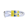 5M POWER EXTENSION LEAD White