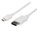 Startech 6ft USB-C to DisplayPort Cable - USB-C to DisplayPort Adapter - White [CDP2DPMM6W]