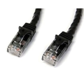 StarTech 1m Black Snagless Cat6 UTP Patch Cable - ETL Verified [N6PATC1MBK]
