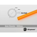Bitspower None Chamfer Crystal Link Tube OD 12MM - Length 1000mm (ICE Orange) [BP-NCCLT12ACIOR-L1000]