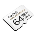 SanDisk 64GB High Endurance MicroSD Card [SDSQQNR-064G-GN6IA]