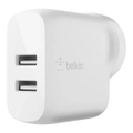 Belkin 2-Port Wall Charger 12W USB-A [WCB002AUWH]