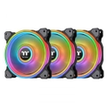 Thermaltake Riing Quad 12 RGB Radiator Fan TT Premium Edition (3-Fan Pack) - Black Edition [CL-F088-PL12SW-A]