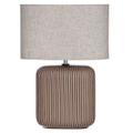 Amalfi Claro Table Lamp Dimmable Bedside Lamp for Bed Living Room Taupe/Black