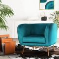 Artiss Lois Armchair Lounge Sofa Velvet - Green