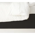 Ardor Boudoir Single Bed Size Quilted Valance/Bedding Base Skirt Cover Black