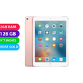 Apple iPad PRO 9.7" Wifi (128GB, Rose Gold) - Refurbished (Excellent)