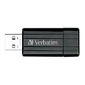 Verbatim Store'n'Go Pinstripe USB Drive 32GB USB Storage Drive Memory Stick (Black) 49064