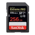 SanDisk 256GB Extreme PRO Memory Card 170MB/s Full HD 4K UHD Class 30 Speed Shock Proof Temperature Proof Water Proof (LS> SDSDXXD-256G-GN4IN) SDSDXXY-256G-GN4IN