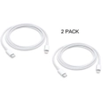2 x Apple 1m Lightning to USB-C Cable