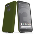 For Google Pixel 3 Case, Shielding Back Cover,Army Green