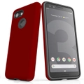 For Google Pixel 3 Case, Shielding Back Cover,Maroon Red