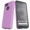 For Google Pixel 3 Case, Shielding Back Cover,Plum Purple