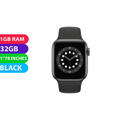 Apple Watch Series 6 Titanium (44mm, Black, Cellular) - Refurbished (Excellent)