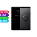 Samsung Galaxy S9 (64GB, Black) - Grade (Excellent)