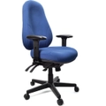 PERSONA CHAIR BLACK Fully Upholstered With Arms,