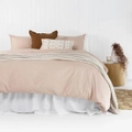 Bambury Temple Organic Quilt Cover Sets - ROSEWATER