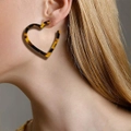 Obsession Classic Leopard Print Statement Earrings