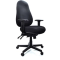 PERSONA CHAIR BLACK Fully Upholstered With Arms,